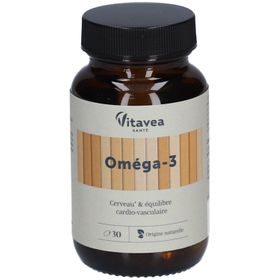 Vitavea Santé Nutri’sentiels Omégas 3 Équilibre cerveau cœur