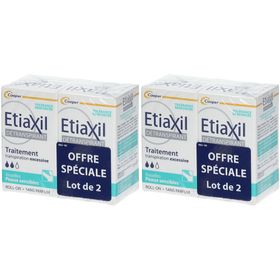 EtiaXil Détranspirant - Traitement de la transpiration excessive - Peau sensible  - Roll-on