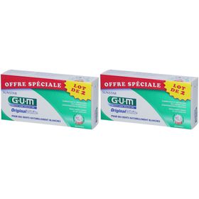 GUM® Original white dentifrice x2