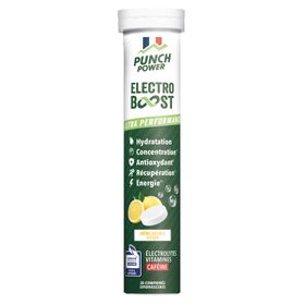 Punch Power Electroboost – 20 Brausetabletten Zitrone mit Koffein