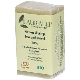 LAURALEP Savon d'Alep Exceptionnel BIO 30% laurier