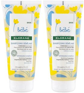 KLORANE Bébé Bain Shampoing Démêlant au Calendula Bio