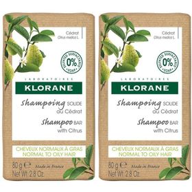 KLORANE Shampoing Solide au Cédrat — Cheveux normaux à gras