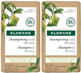 KLORANE Shampoing Solide au Cédrat — Cheveux normaux à gras