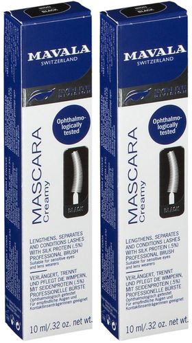 Mavala® Creamy Mascara Noir mit 5 % Seidenprotein