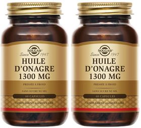 SOLGAR Nachtkerzenöl 1300mg - Weibliches Gleichgewicht - Erhalt des Hautgewebes