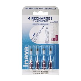 Inava® Recharge de brossettes interdentaires 1,8 mm Violet