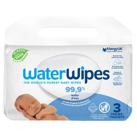 WATERWIPES Lingettes x3
