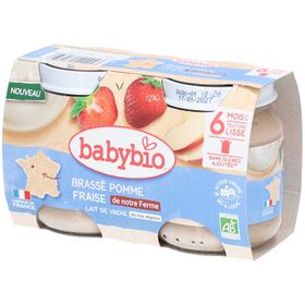 BABYBIO Brassé Apfel-Erdbeere