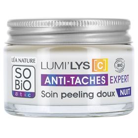 SO'BiO étic® LUMI'LYS Nacht-Peelingcreme mit Vitamin C gegen Pigmentflecken