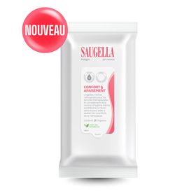 Saugella - Poligyn - Lingette Intime Nettoyante - 15 unités