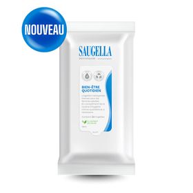 Saugella Bien-Être Quotidien Lingettes Nettoyantes Intimes
