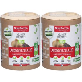 Nat&Form Fermentierter schwarzer Bio-Knoblauch in Kapseln