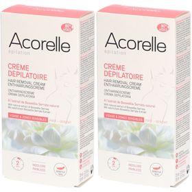 Acorelle Crème Dépilatoire Visage & Peaux Sensibles VEGAN