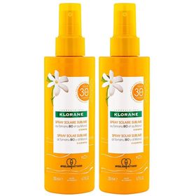 KLORANE Spray Solaire Sublime au Monoï et Tamanu BIO SPF30 Corps