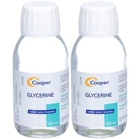 COOPER - Glycérine - Lotion pour la peau - Lotion hydratante pour le soin des peaux sèches et irritées - 100ml