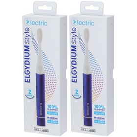 ELGYDIUM Style Electric Elektrische Zahnbürste Blau