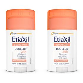 ETIAXIL - Déodorant - Transpiration Faible - Aisselles - 48h – Stick - Fabriqué en France - 40 ml