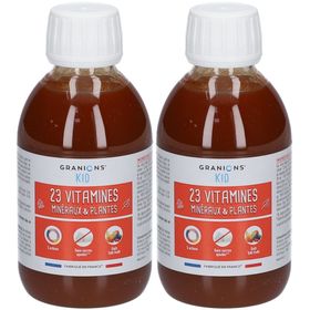 GRANIONS® Kid 23 Vitamine - Aux Plantes Goût Tutti frutti