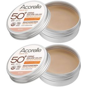 Acorelle Crème Solaire Solide Beige SPF50+