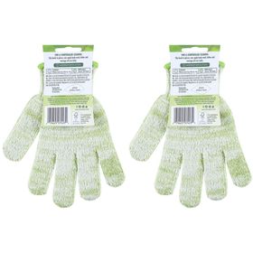 EcoTools® Gants de bain & douche exfoliants Vert