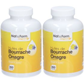 Nat&Form Borretsch-/Nachtkerzenöl in Kapseln