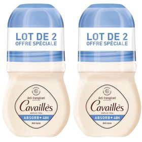Rogé Cavaillès Antitranspirant Absorb+ 48h Roll-on 2er-Pack
