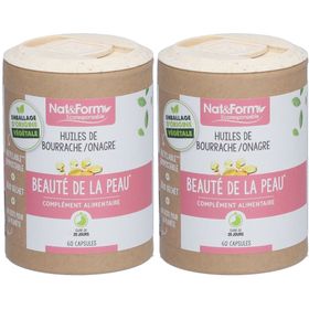 Nat&Form Huiles de bourrache/onagre en capsules