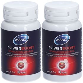 Manix PowerBoost complément stimulation sexuelle tribulus ginseng