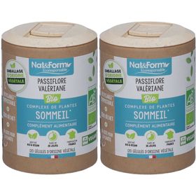 Nat&Form Passionsblume Baldrian Bio Kapseln