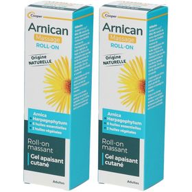 ARNICAN - Roll-on - Kosmetisches Gel zur Massage und Hautberuhigung auf der Basis von Arnika, Harpagophytum, 6 ätherischen Ölen und 2 pflanzlichen Ölen - Natürlichen Ursprungs - Format Roll-on 75 ml