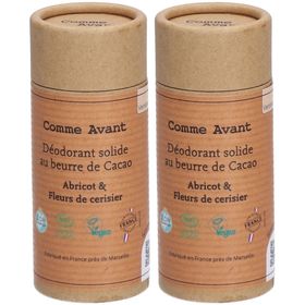 COMME AVANT Déodorant Solide Abricot & Fleurs de Cerisier