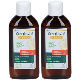 ARNICAN - Huile de massage BIO à base d'arnica, gaulthérie et d'harpagophytum - Effet apaisant - 100% origine naturelle - Fabriquée en France - Flacon de 100 ml