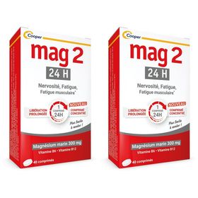 MAG 2 - 24H - Anti-Nervosität und Anti-Müdigkeit - 40 Tabletten