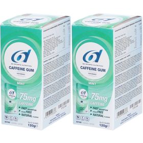 6D Sports Nutrition Caffeine Gum Menthe