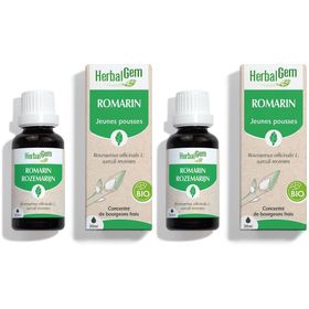 HERBALGEM - Rosmarin Bio - Nahrungsergänzungsmittel - Frischer Knospen Extrakt - Für Verdauung, Drainage, Entgiftung - 30 ml