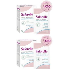 Saforelle® Lingettes intimes Fraîcheur & Douceur