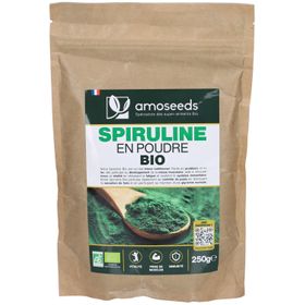 AMOSEEDS Spirulina Pulver Bio