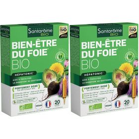 SANTAROME BIO BIEN-ETRE FOIE AMP20 x2