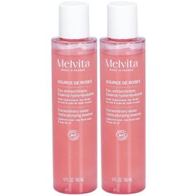 Melvita Source de Roses Außergewöhnliches, feuchtigkeitsspendendes und aufpolsterndes Wasser