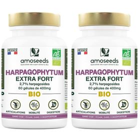 amoseeds HARPAGOPHYTUM BIO, EXTRA FORT, 2,7% HARPAGOSIDES