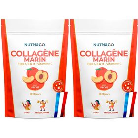 NUTRI&CO Collagène Marin Arôme Pêche
