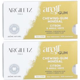 Argiletz 12 Kaugummis zuckerfrei Citron