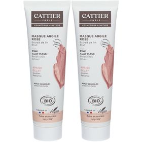 CATTIER Rosa Tonerde Bio-Maske