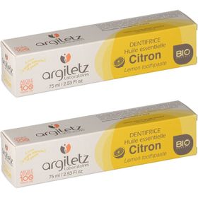 Argiletz Dentifrice citron bio