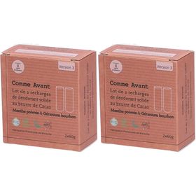 Comme Avant® Festes Bio-Deodorant Nachfüllpack Minze & Geranie