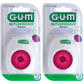 Gum® Butlerweave fil dentaire cylindrique ciré