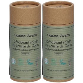 Comme Avant Déodorant solide au beurre de cacao - Eucalyptus globulus & Pin sylvestre