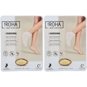 IROHA NATURE Chaussettes de masque nourrissant à l'argan
