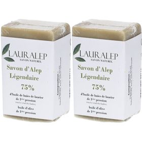 Lauralep® Aleppo-Seife 75 % Lorbeeröl Naturseife für Haut & Haar